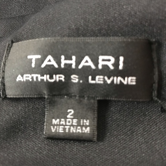 Tahari ASL Hammered Stretch Metallic Dress - Picture 14 of 16